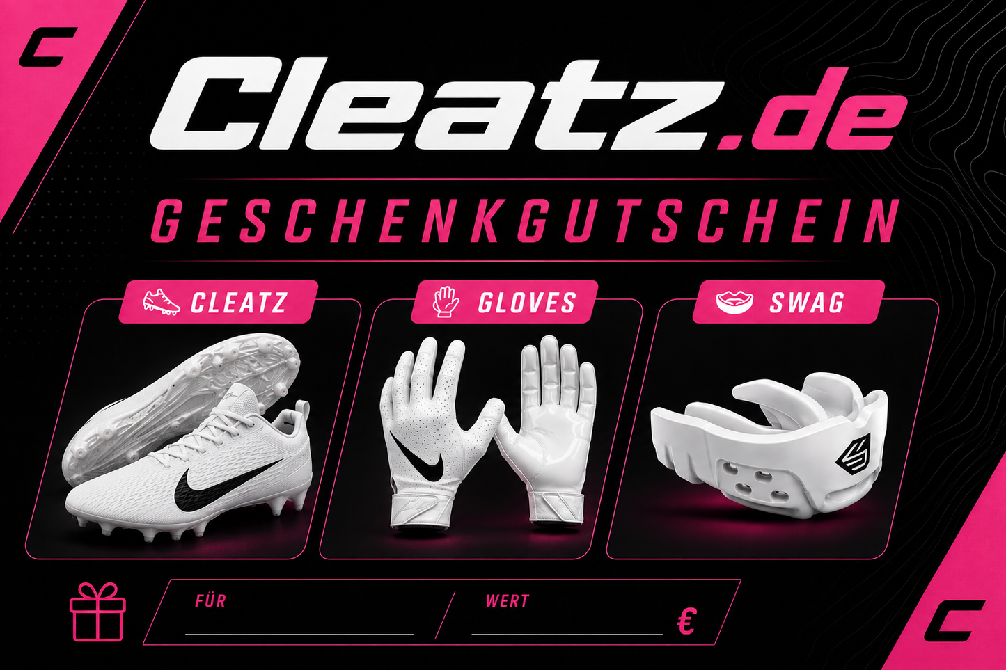 Geschenkgutschein für Cleatz.de