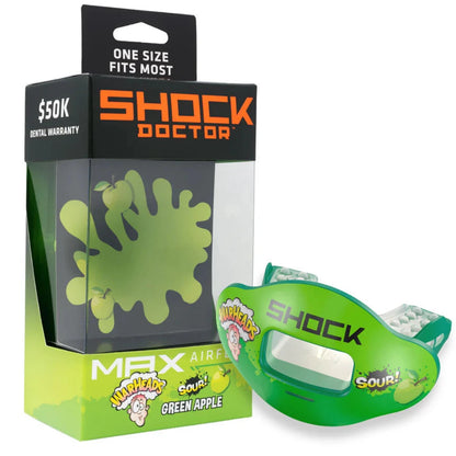 Shock Doctor Max Air Flow Flavored >Warheads Sour Green Apple<