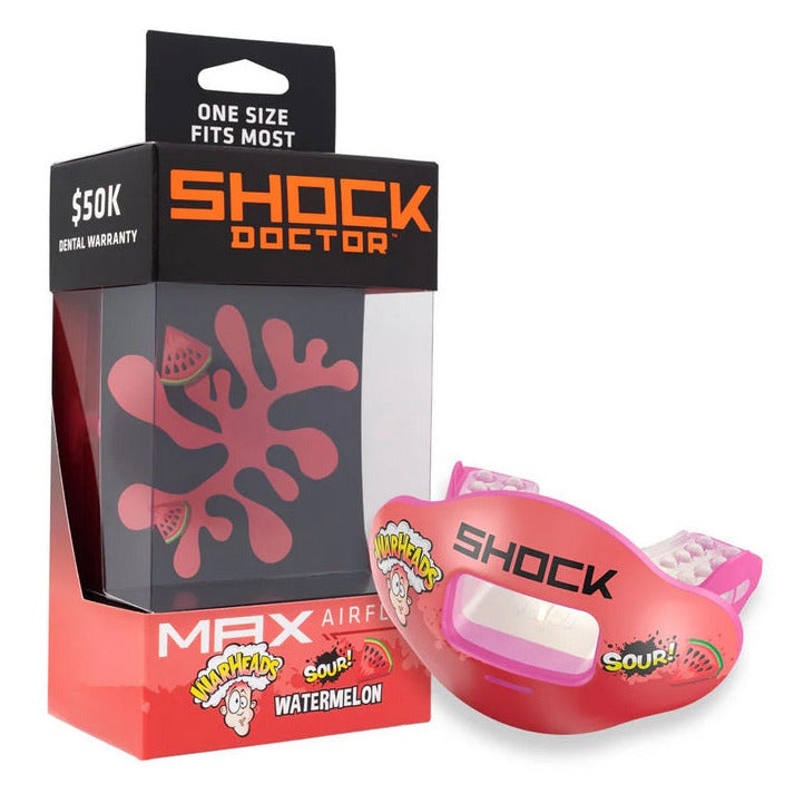 Shock Doctor Max Air Flow Flavored >Warheads Sour Watermelon<