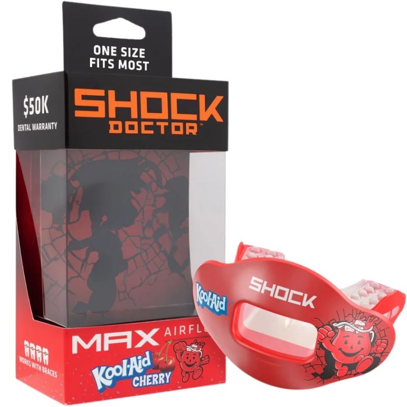 Shock Doctor Max Air Flow Kool-Aid Flav >Cherry<