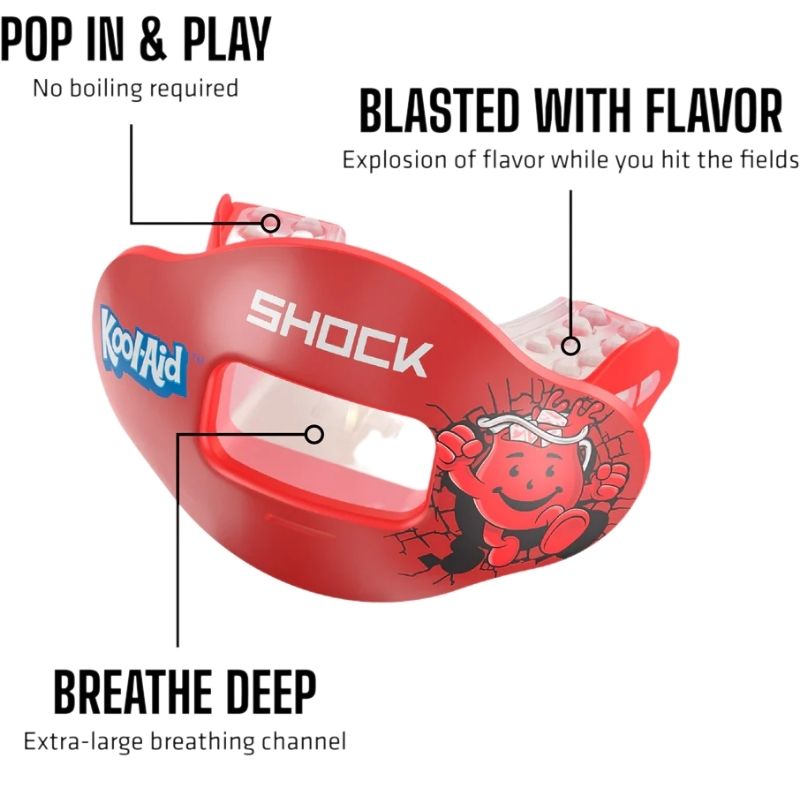 Shock Doctor Max Air Flow Kool-Aid Flav >Cherry<